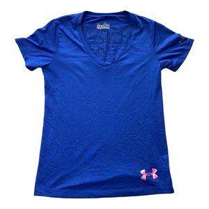 Under Armour Shirt V-Neck Semi Fitted Heatgear UA